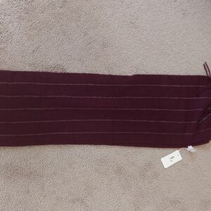 Plum color wool Scarf